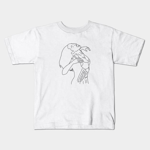 killer woman Kids T-Shirt by fabsgivens 